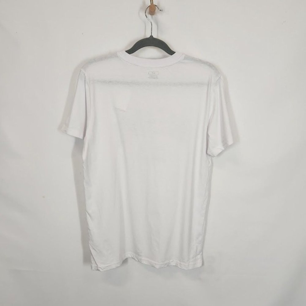 Miami Short Sleeve Crewneck‎ Collegiate Printed Graphic Tee in White - Size S - Picture 3 of 7